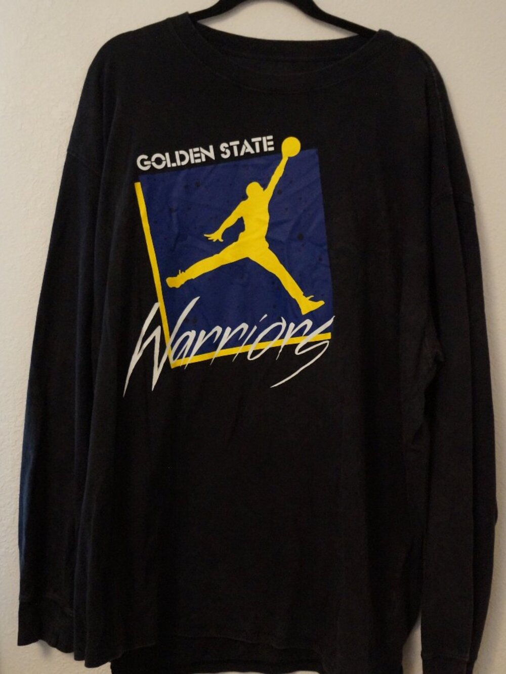 Men's NBA Golden State Warriors Long Sleeve Tee #028
